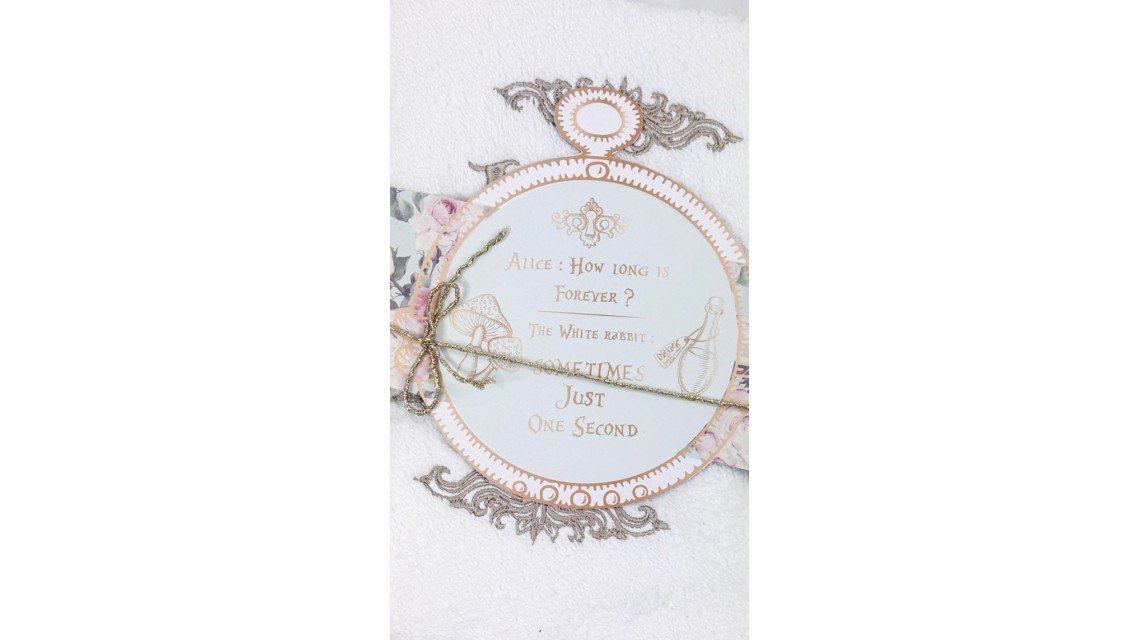 Trusou  botez fetite, Alice in Wonderland, Alice in tara minunilor 24